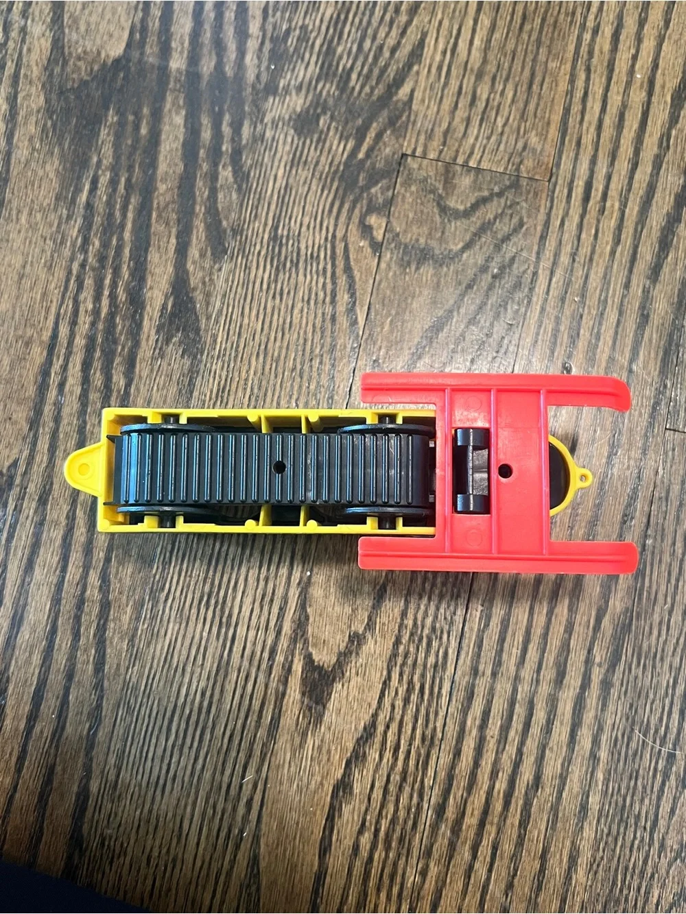 Fisher-Price vintage Mini Snow Mobile Toy - Yellow/Blue/Red